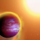 Artist’s impression of the dying planet. (Image by A. Passwaters/Rice University)